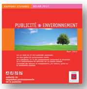 Bilan Publicité et Environnement 2011