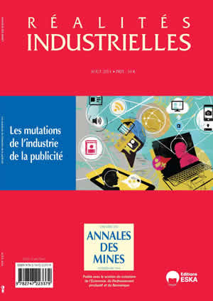 Août 2014 - Les mutations de l'industrie de la publicité