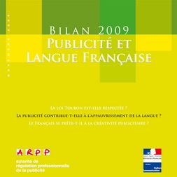 Bilan Publicité et Langue Française 2009