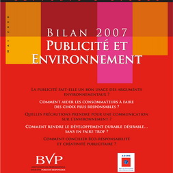 Bilan Publicité et Environnement 2008