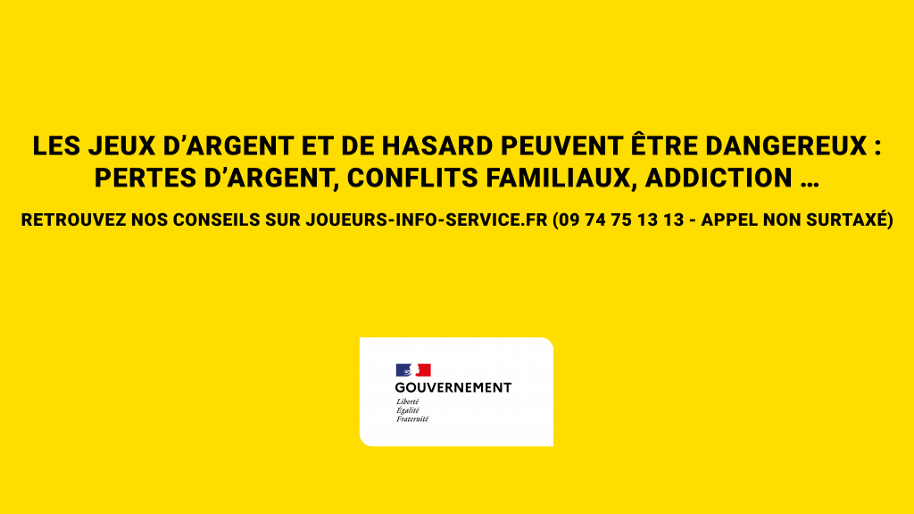 Jeux d'argent et de hasard : et la loi dans tout ça ? - Non aux addictions,  oui à ma santé