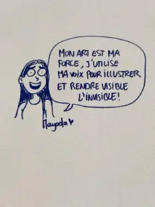 dessin illustratrice mayada
