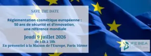 visuel "SAVE THE DATE" évènement FEBEA du 9 juillet 2026