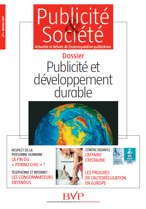 Publicité et société – n°1 décembre 2007