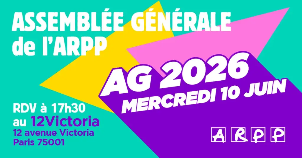 Visuel de l'Assemblée Générale 2026 de l'ARPP