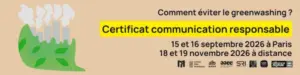 visuel prochaine date du certificat communication responsable par Media Institute