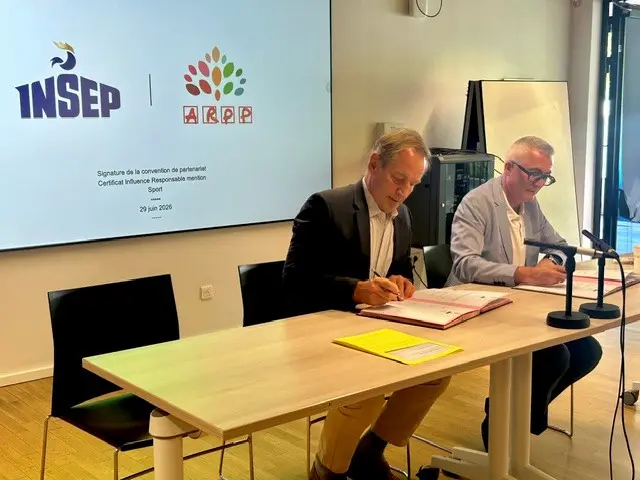- Fabien Canu, Directeur Général de l’Insep - Stéphane Martin, Directeur Général de l’ARPP