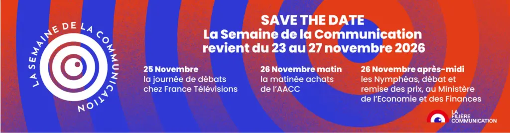Visuel SAVE THE DATE LA SEMAINE DE LA COMMUNICATION