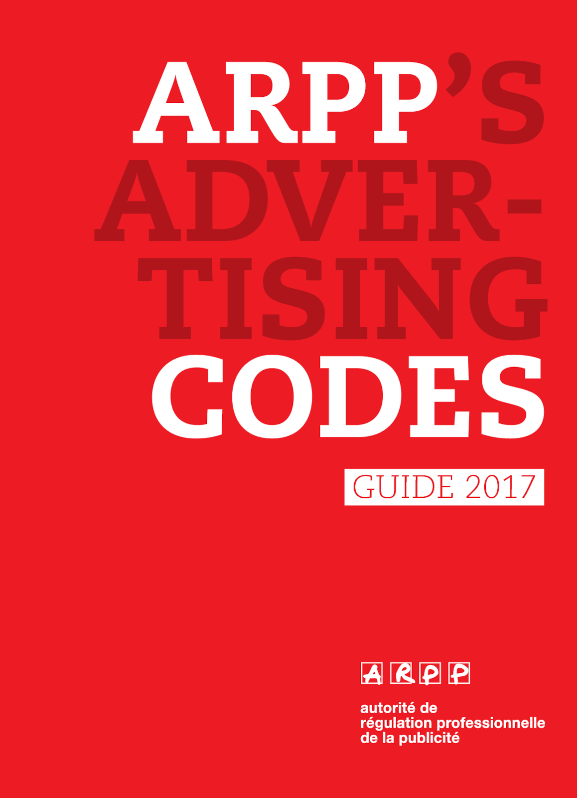 ARPP's advetising codes