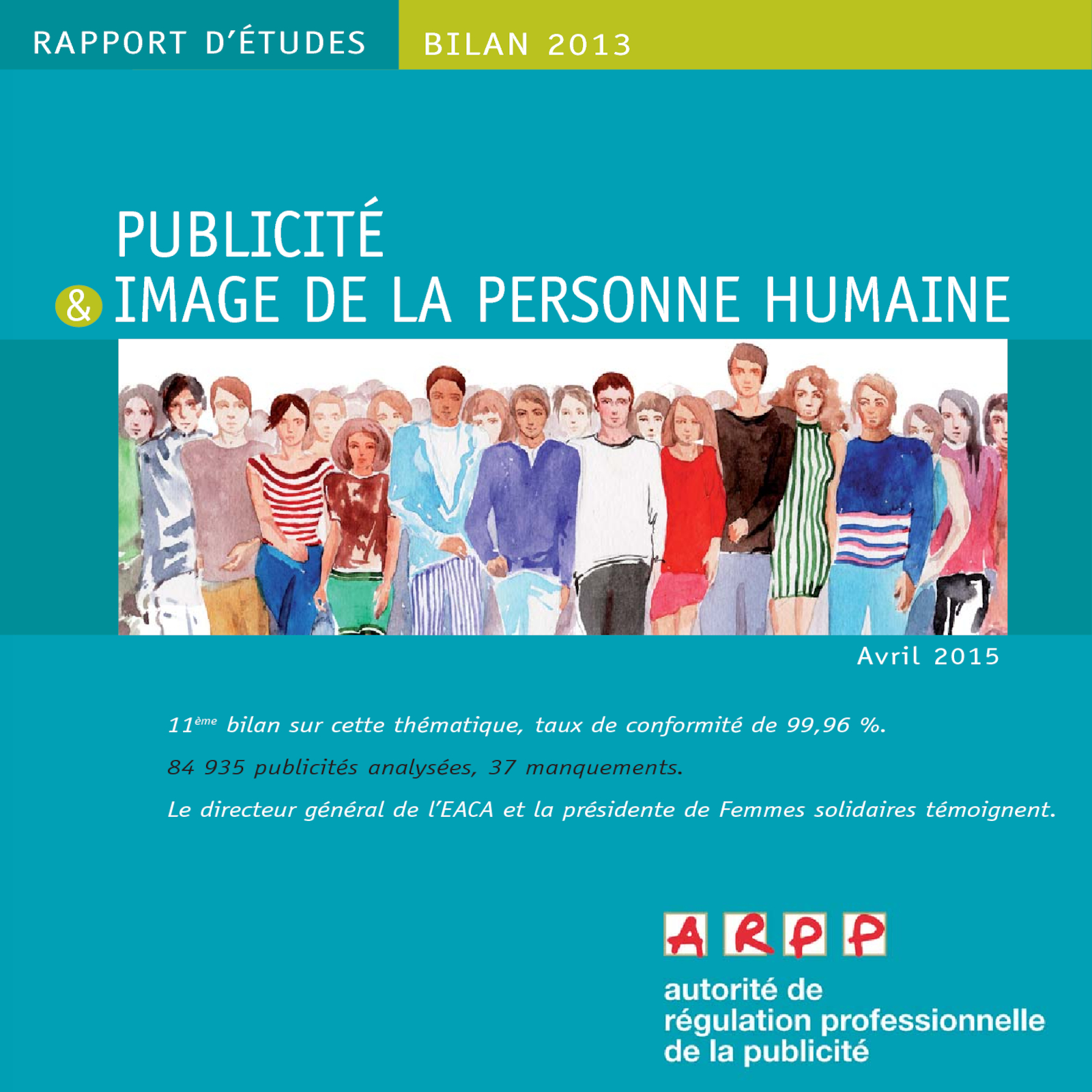 Bilan Publicité et Image de la Personne Humaine 2013