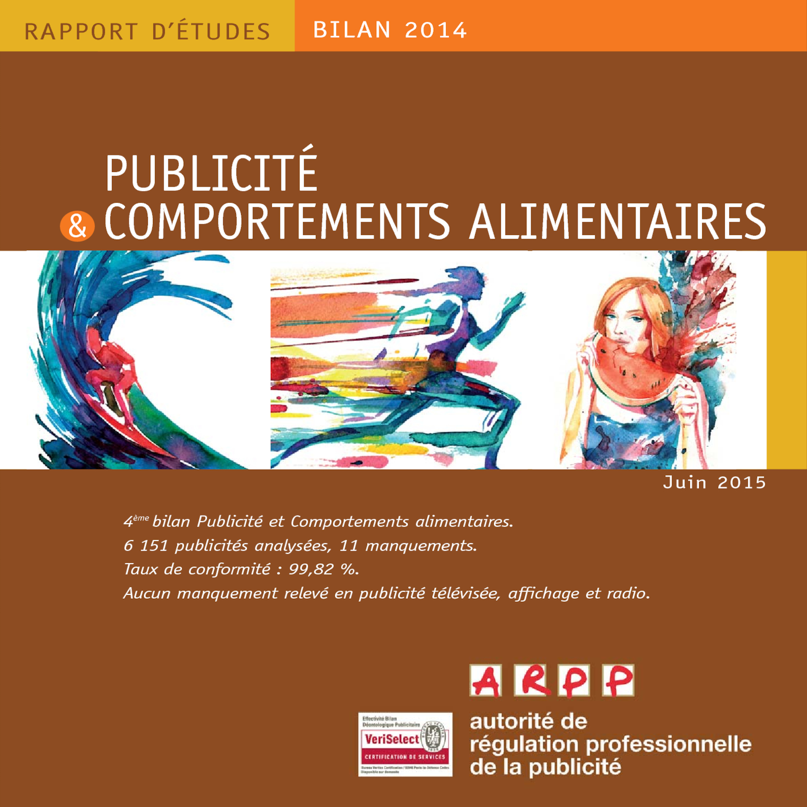 Bilan Publicité et Comportements Alimentaires 2014