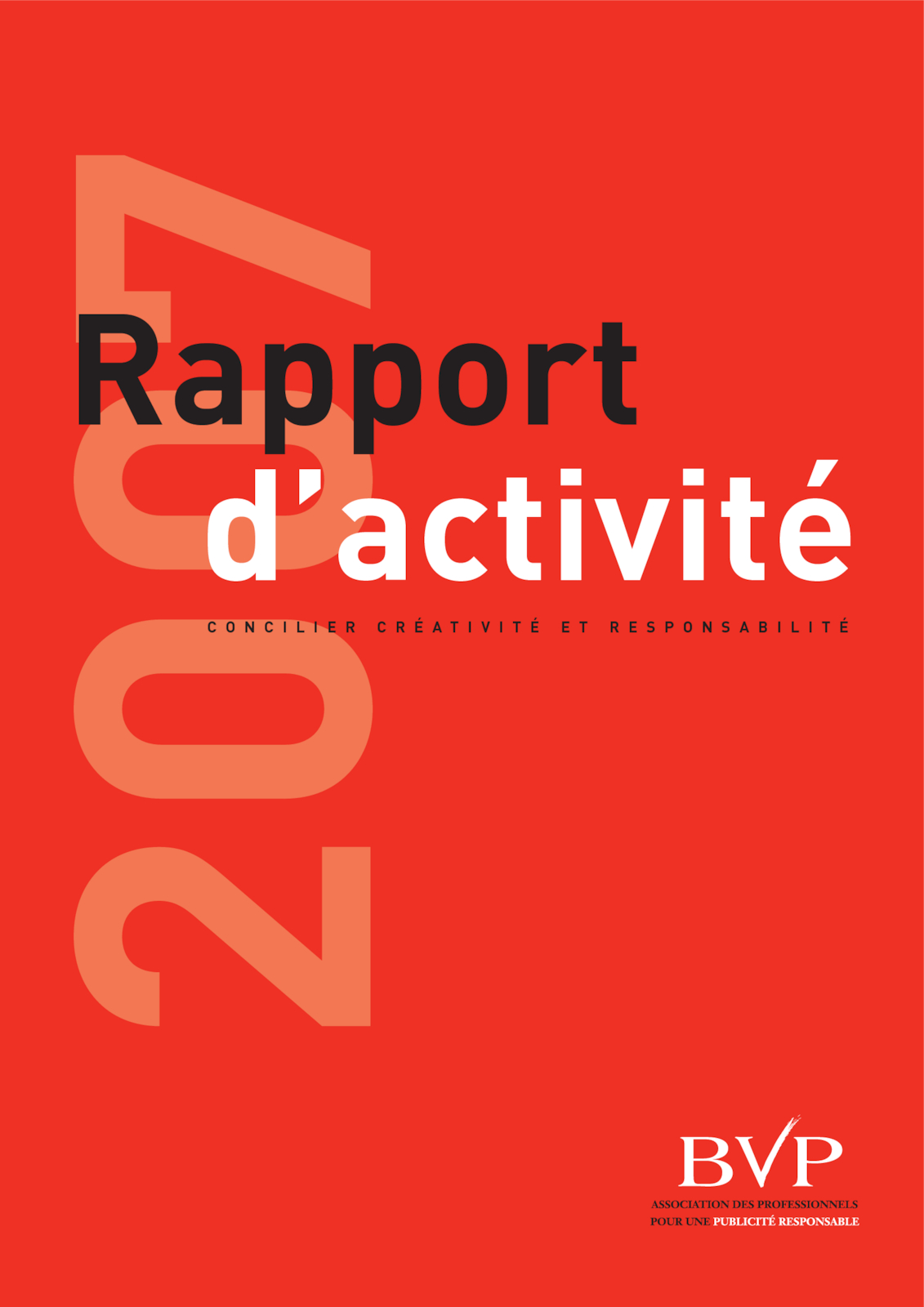 Rapport annuel 2007